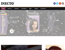 Tablet Screenshot of inecto.co.za